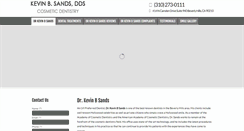 Desktop Screenshot of drkevinbsands.com