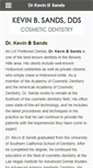 Mobile Screenshot of drkevinbsands.com